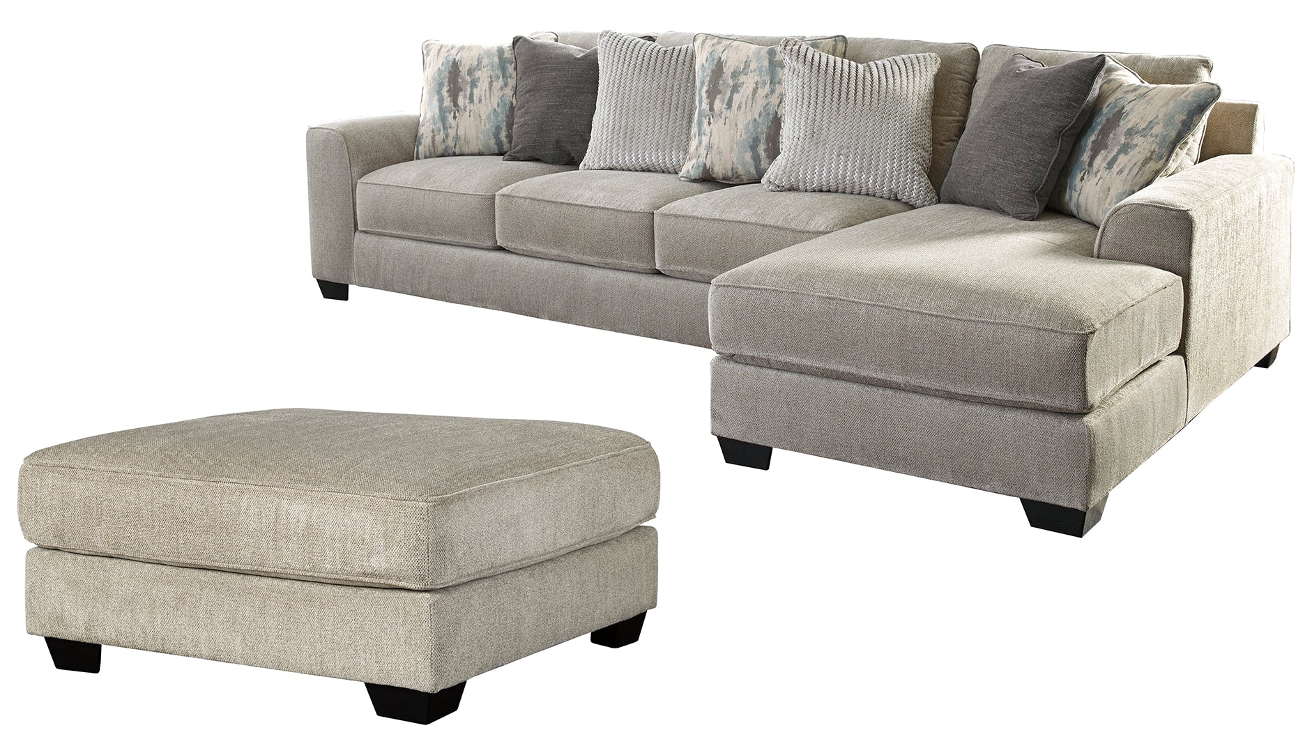 Ardsley 2-Piece Sectional with Ottoman