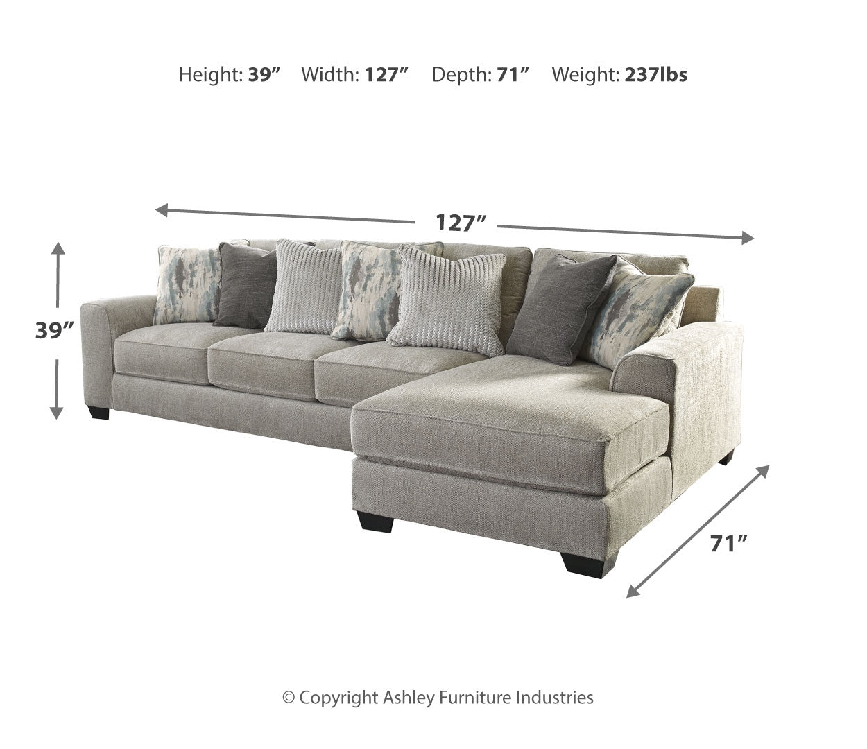 Ardsley Sectional with Chaise