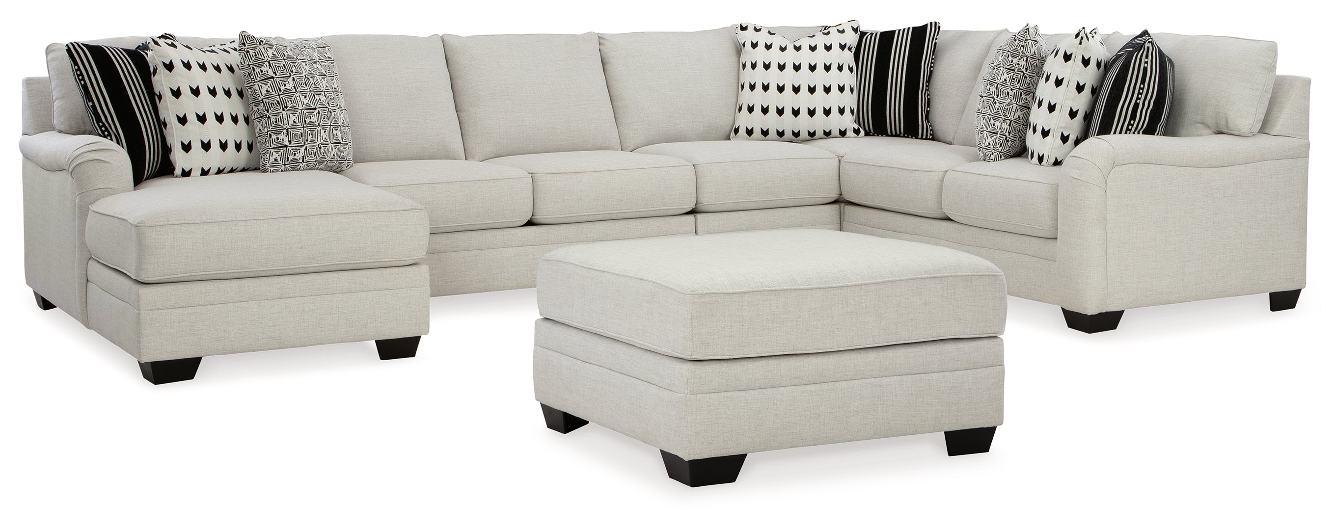 Huntsworth 5-Piece Sectional with Ottoman