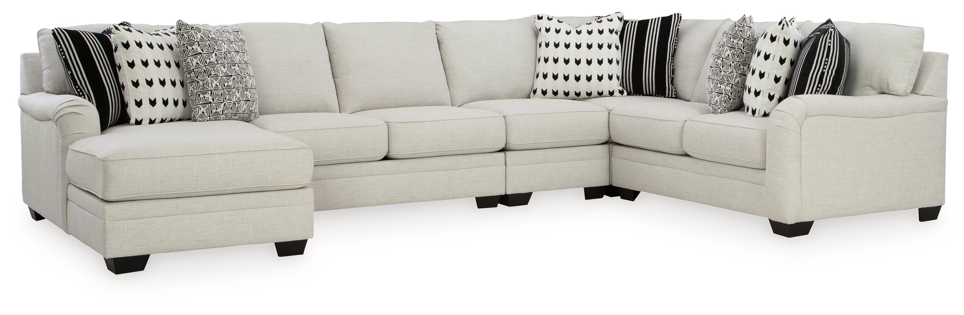 Huntsworth 4-Piece Sectional with Ottoman