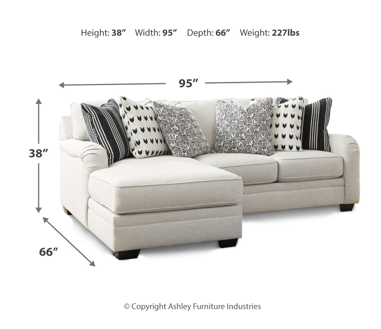 Huntsworth 2-Piece Sectional with Ottoman