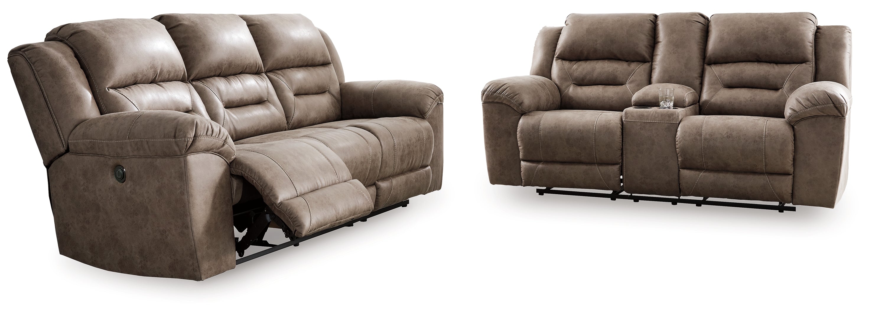 Stoneland Sofa, Loveseat and Recliner