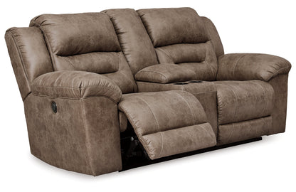 Stoneland DBL REC PWR Loveseat w/Console