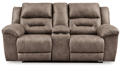 Stoneland DBL Rec Loveseat w/Console