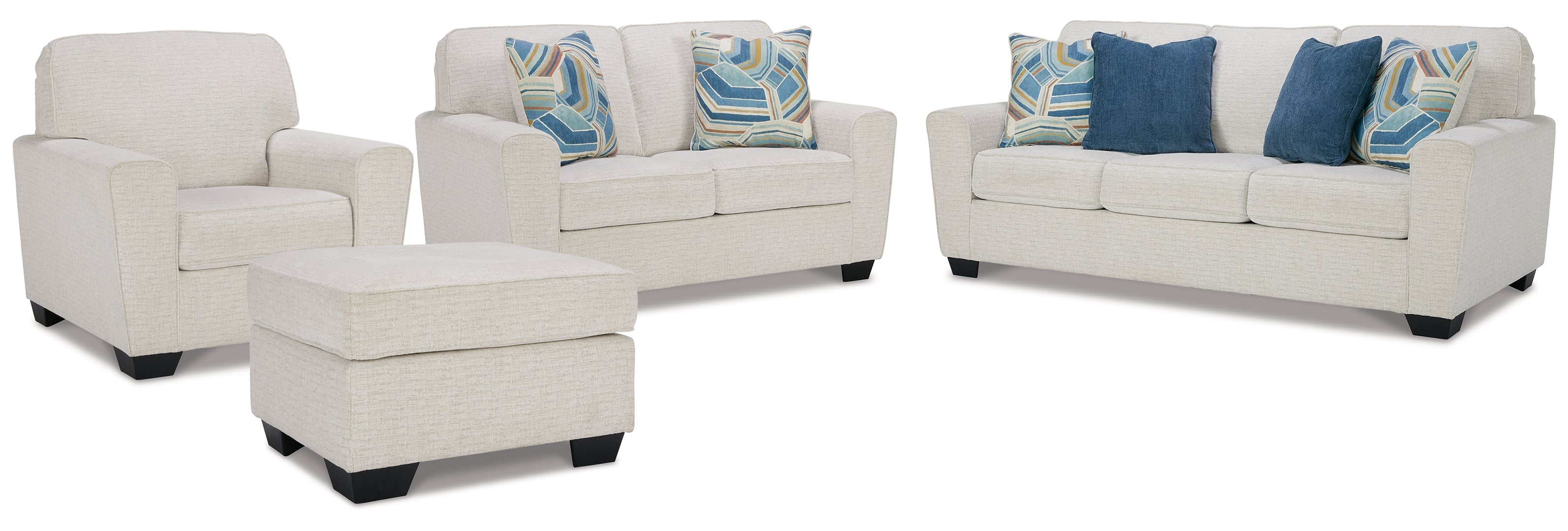 Cashton Sofa, Loveseat, Chair and Ottoman