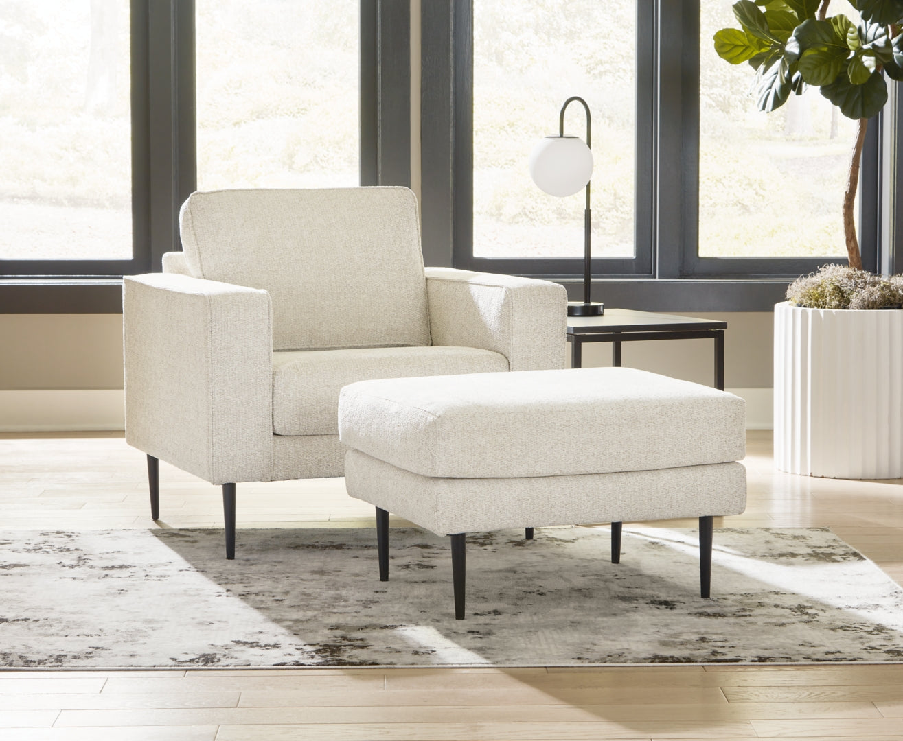 Hazela Chair and Ottoman