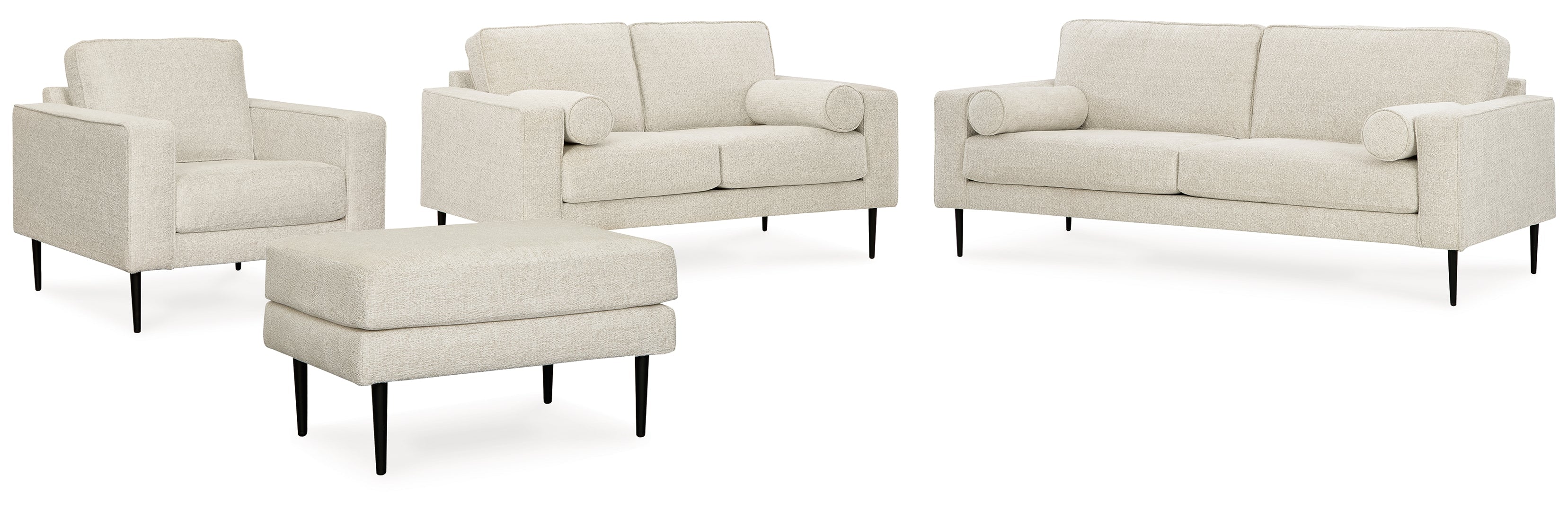 Hazela Sofa, Loveseat, Chair and Ottoman