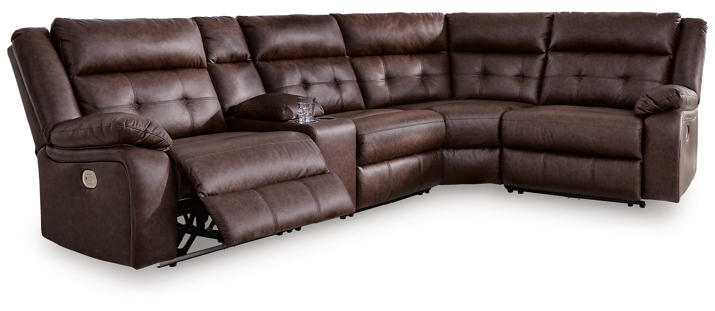 Punch Up 4-Piece Power Reclining Sectional