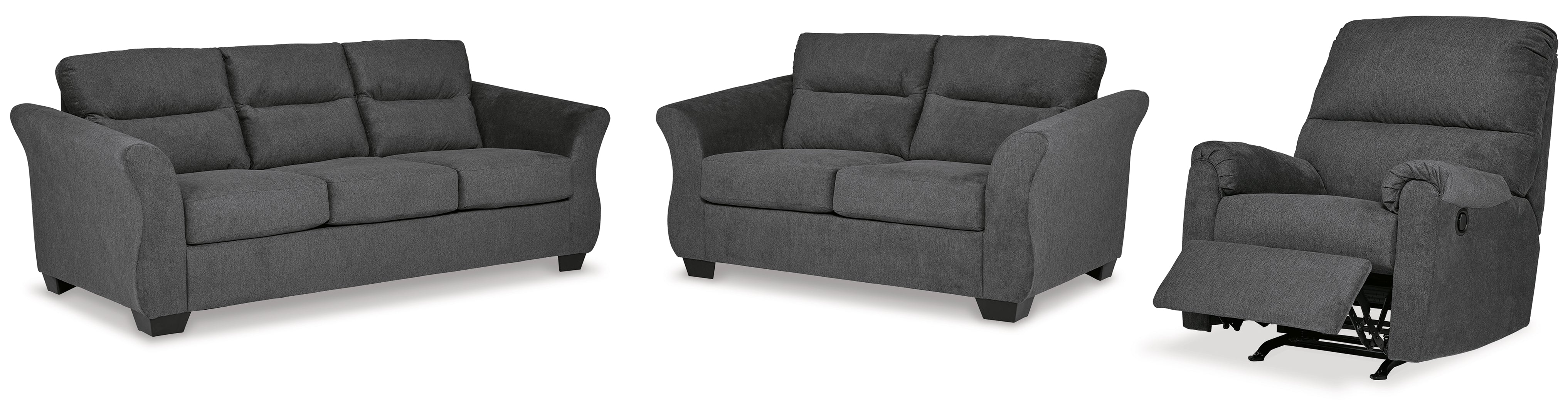 Miravel Sofa, Loveseat and Recliner