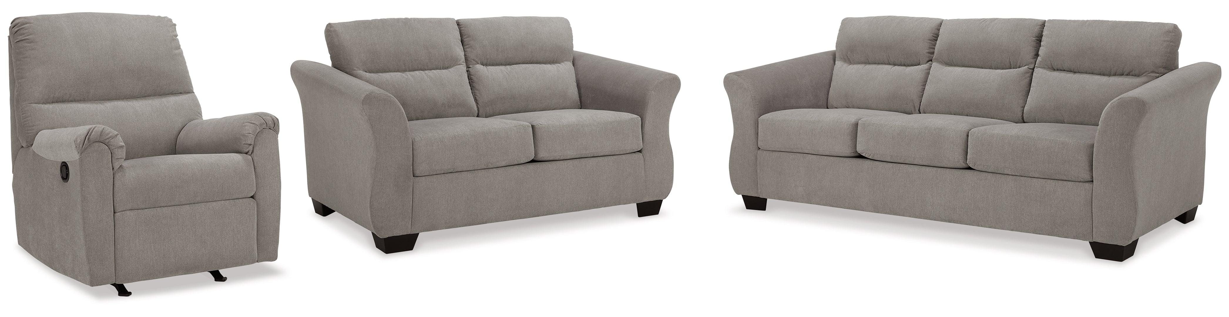 Miravel Sofa, Loveseat and Recliner