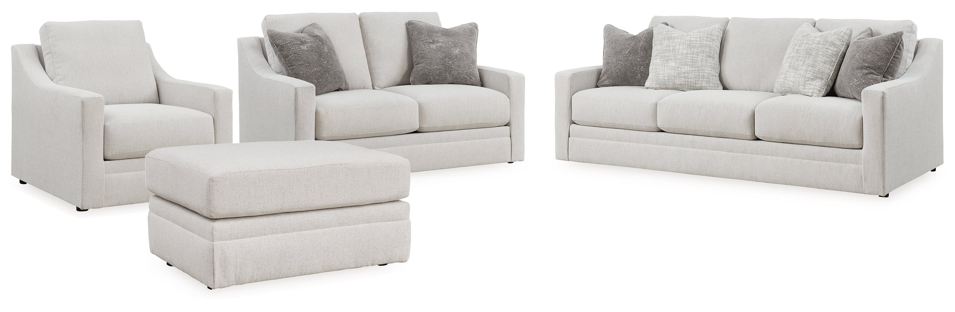 Maitelynn Sofa, Loveseat, Chair and Ottoman