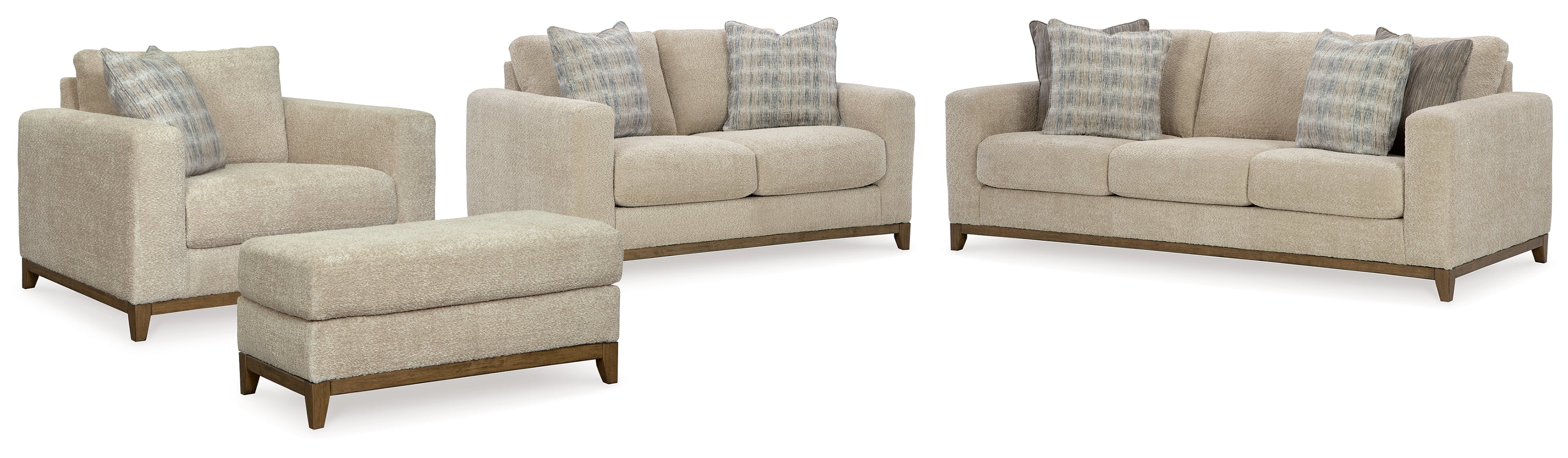 Parklynn Sofa, Loveseat, Chair and Ottoman