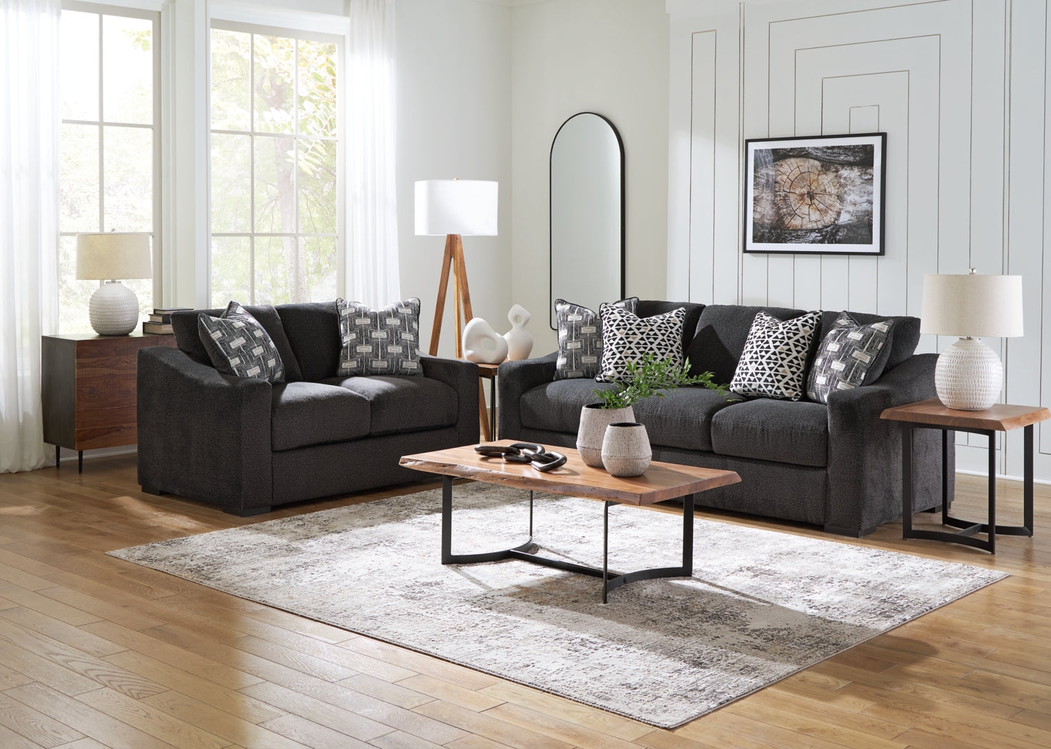 Wryenlynn Sofa, Loveseat, Chair and Ottoman