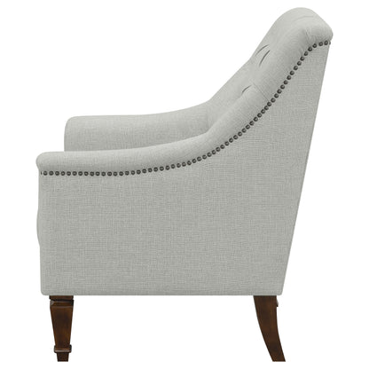 Avonlea Sloped Arm Upholstered Chair Grey