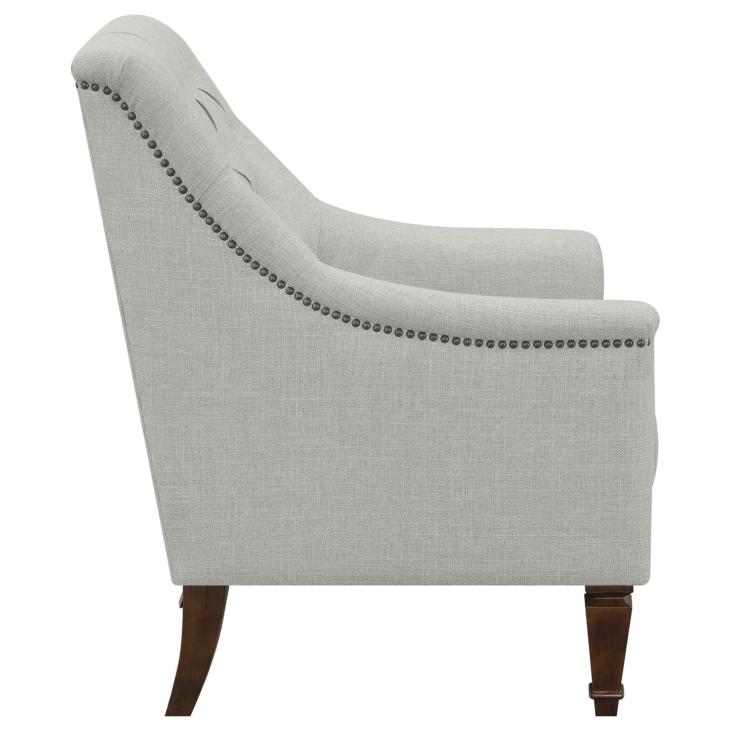 Avonlea Sloped Arm Upholstered Chair Grey