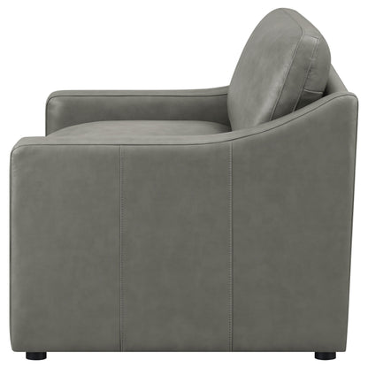 Grayson Sloped Arm Upholstered Chair Grey