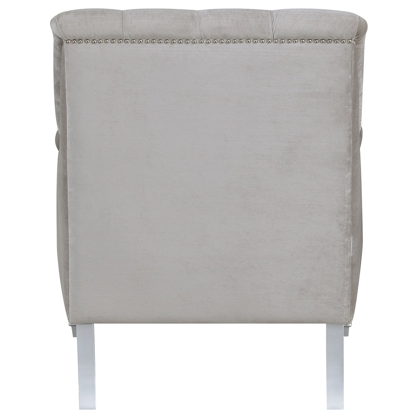 Avonlea Sloped Arm Tufted Chair Grey