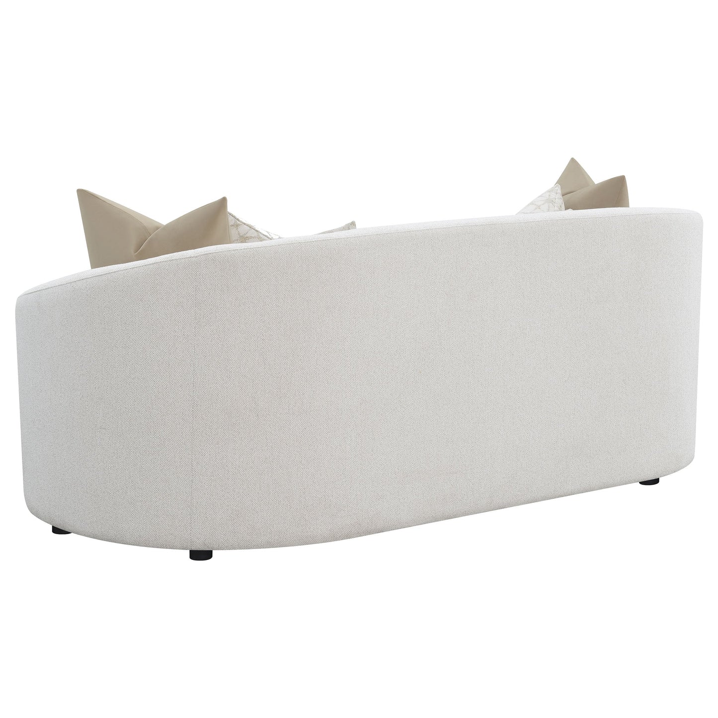 Rainn Upholstered Tight Back Sofa Latte