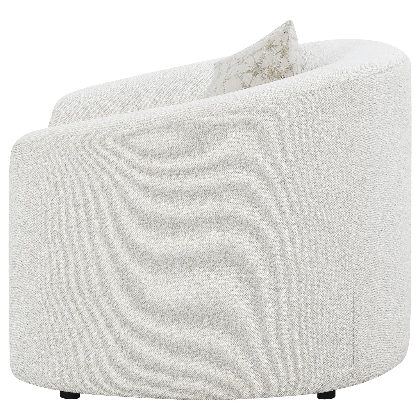 Rainn Upholstered Tight Back Chair Latte