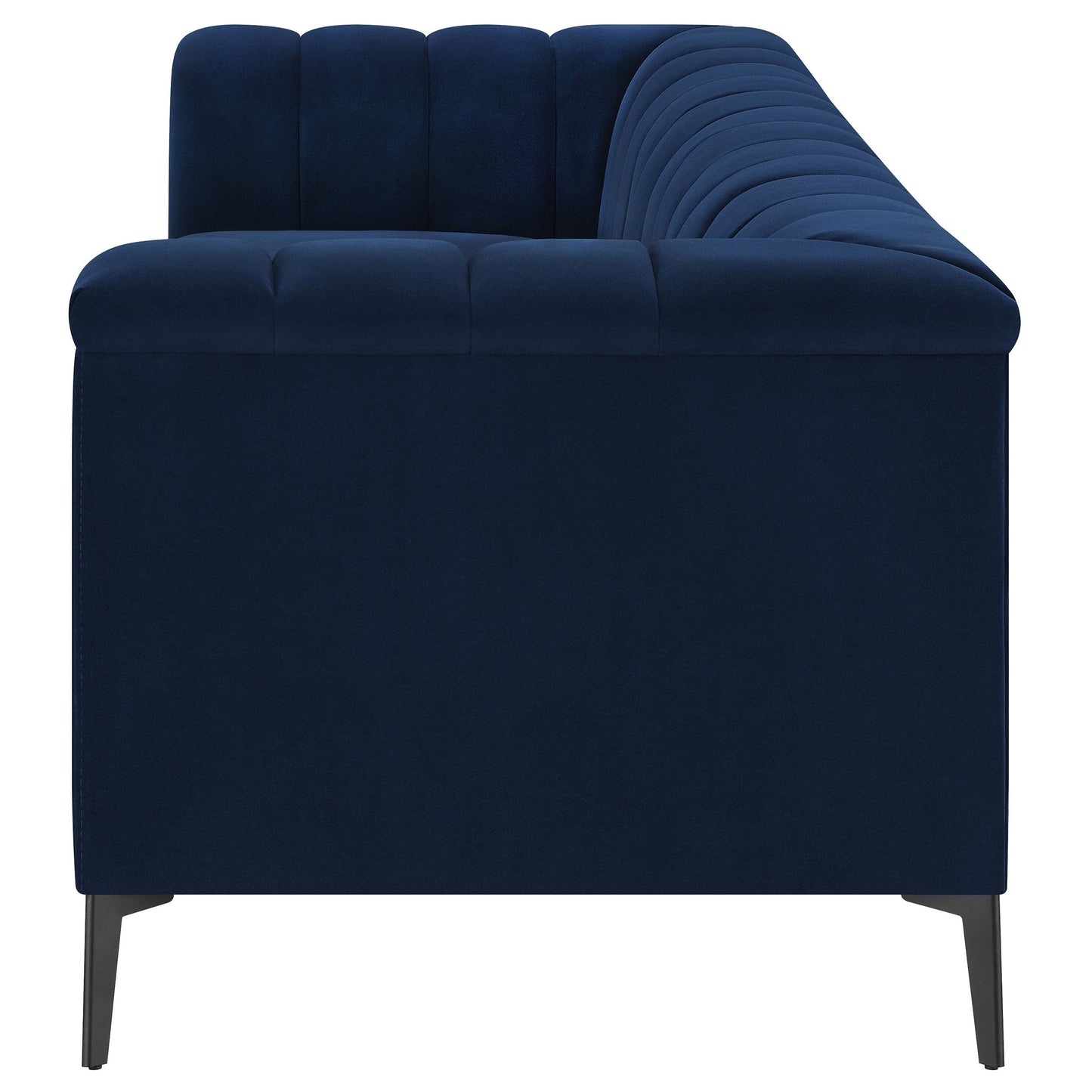 Chalet Tuxedo Arm Sofa Blue