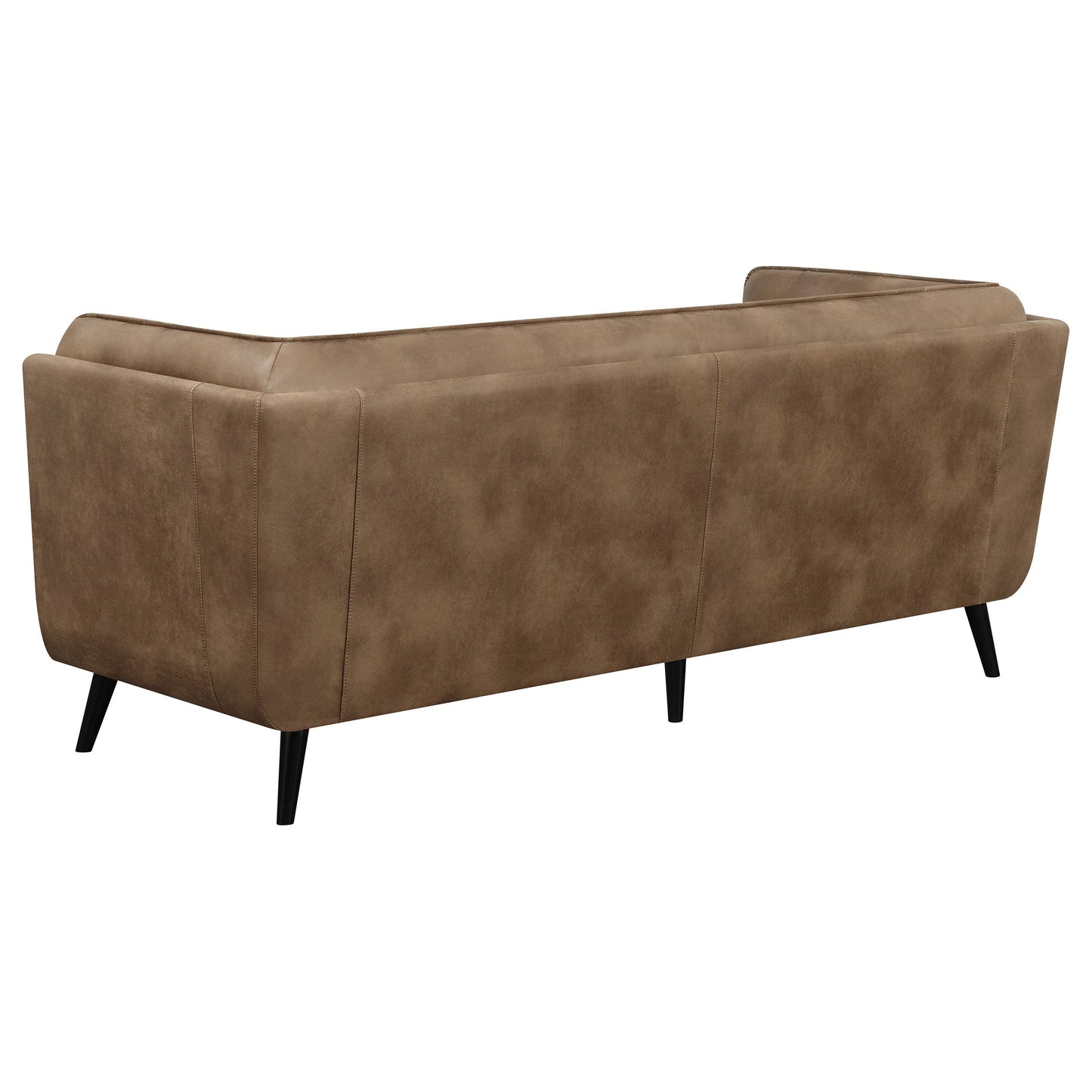 Thatcher Upholstered Button Tufted Sofa Brown