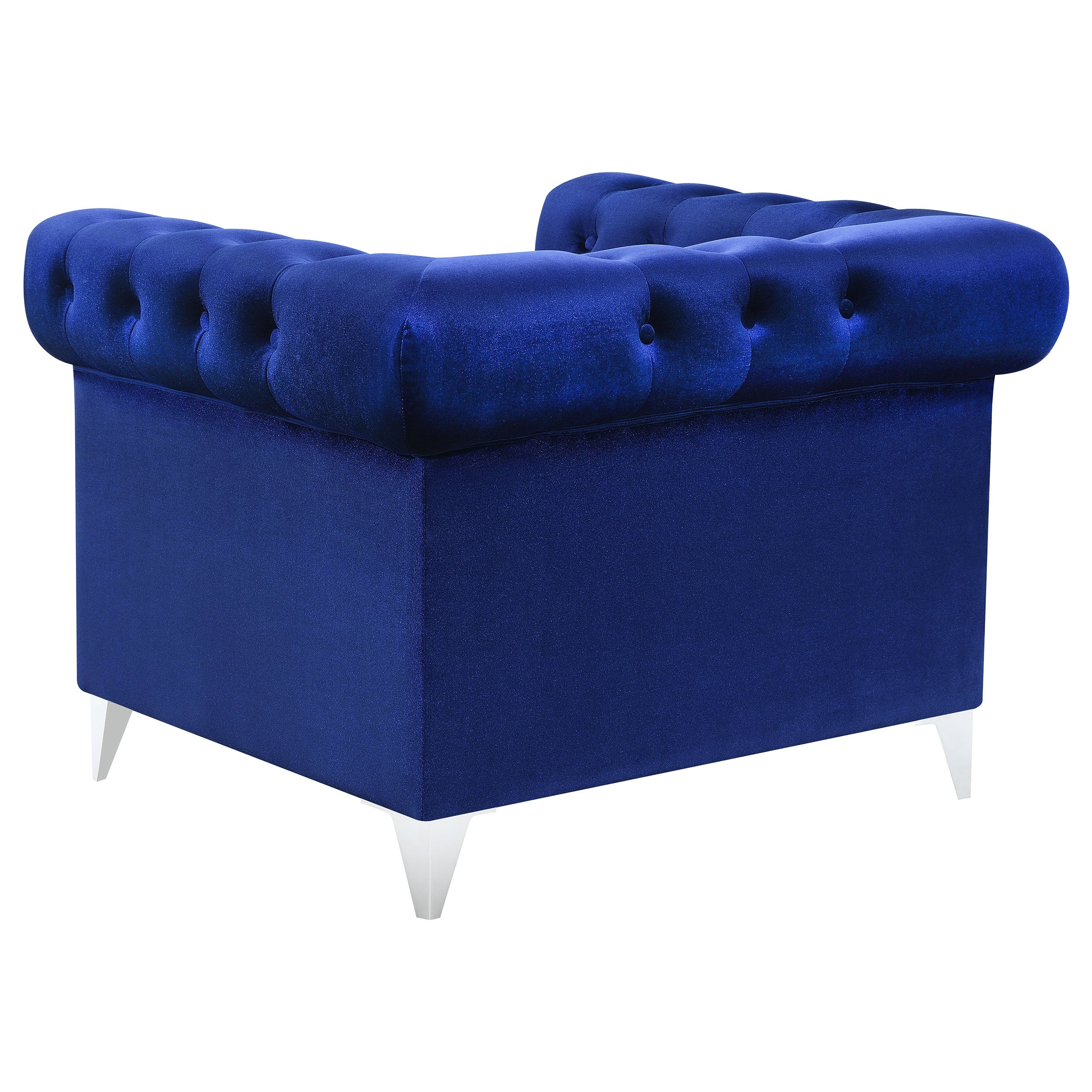 Bleker 2-piece Tuxedo Arm Living Room Set Blue