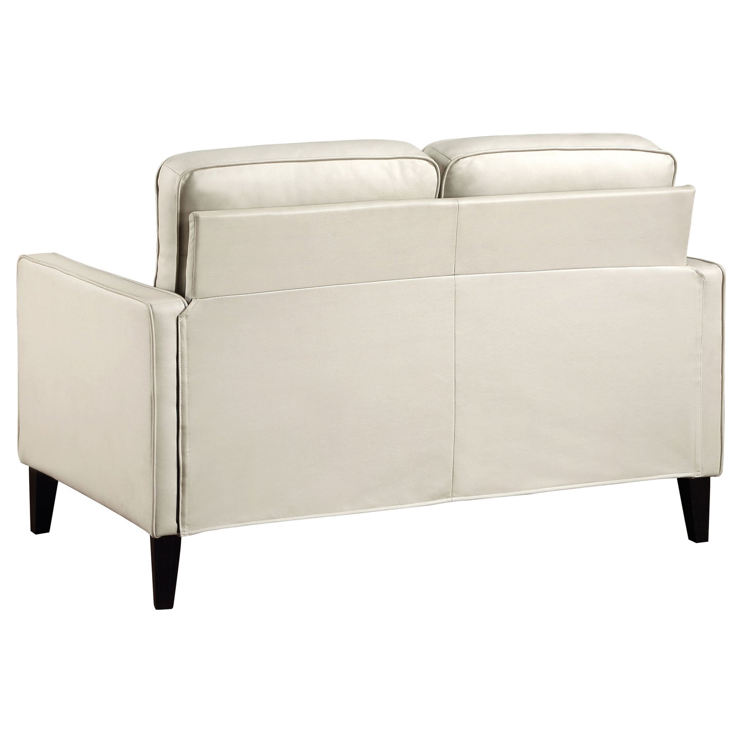 Jonah Upholstered Track Arm Loveseat Ivory