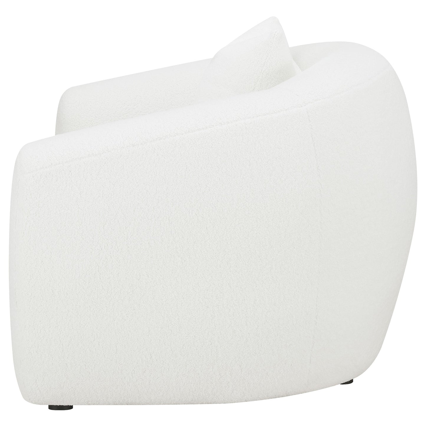 Isabella Upholstered Tight Back Chair White