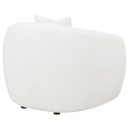 Isabella Upholstered Tight Back Chair White