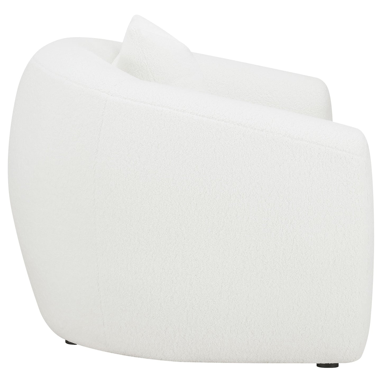 Isabella Upholstered Tight Back Chair White