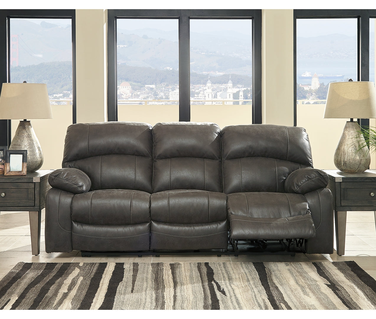 Dunwell PWR REC Sofa with ADJ Headrest