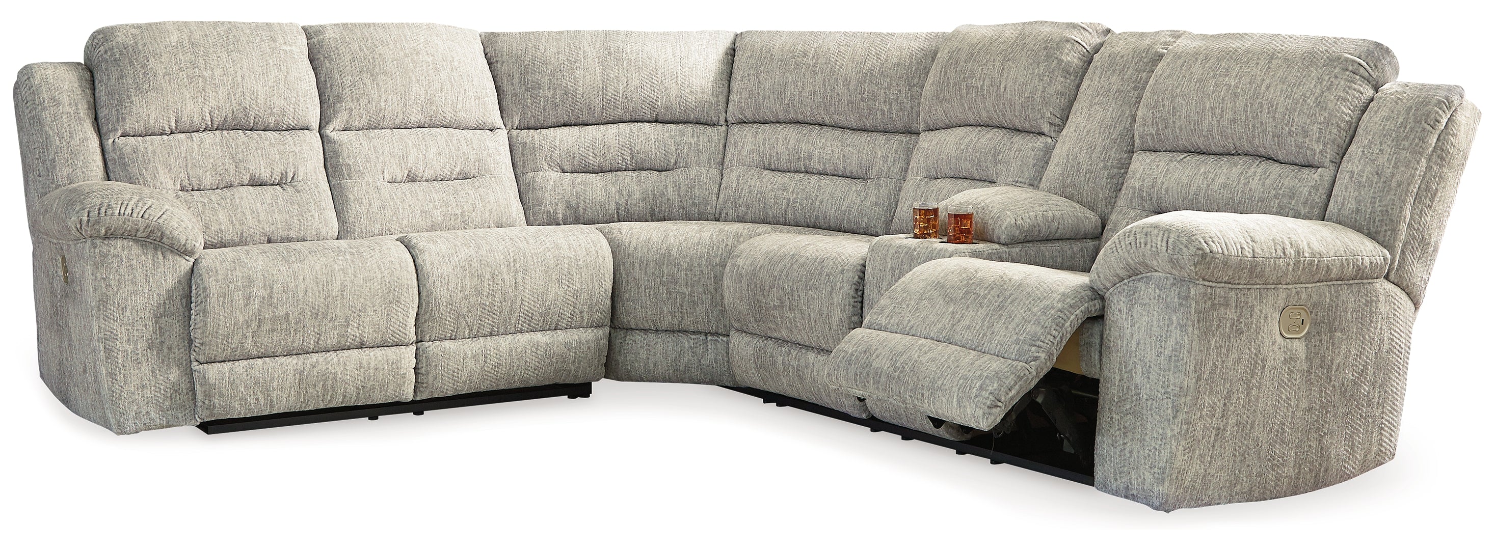 Family Den 3-Piece Power Reclining Sectional