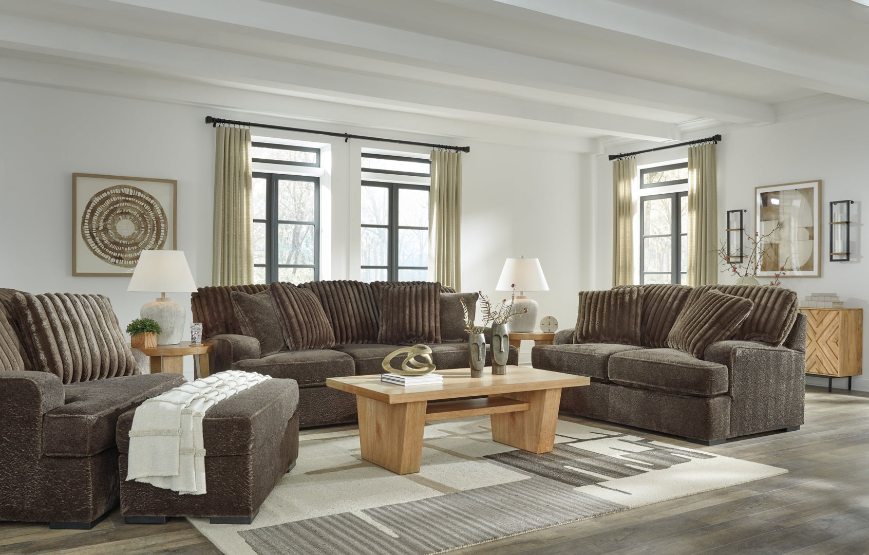 Aylesworth Sofa, Loveseat, Chair and Ottoman