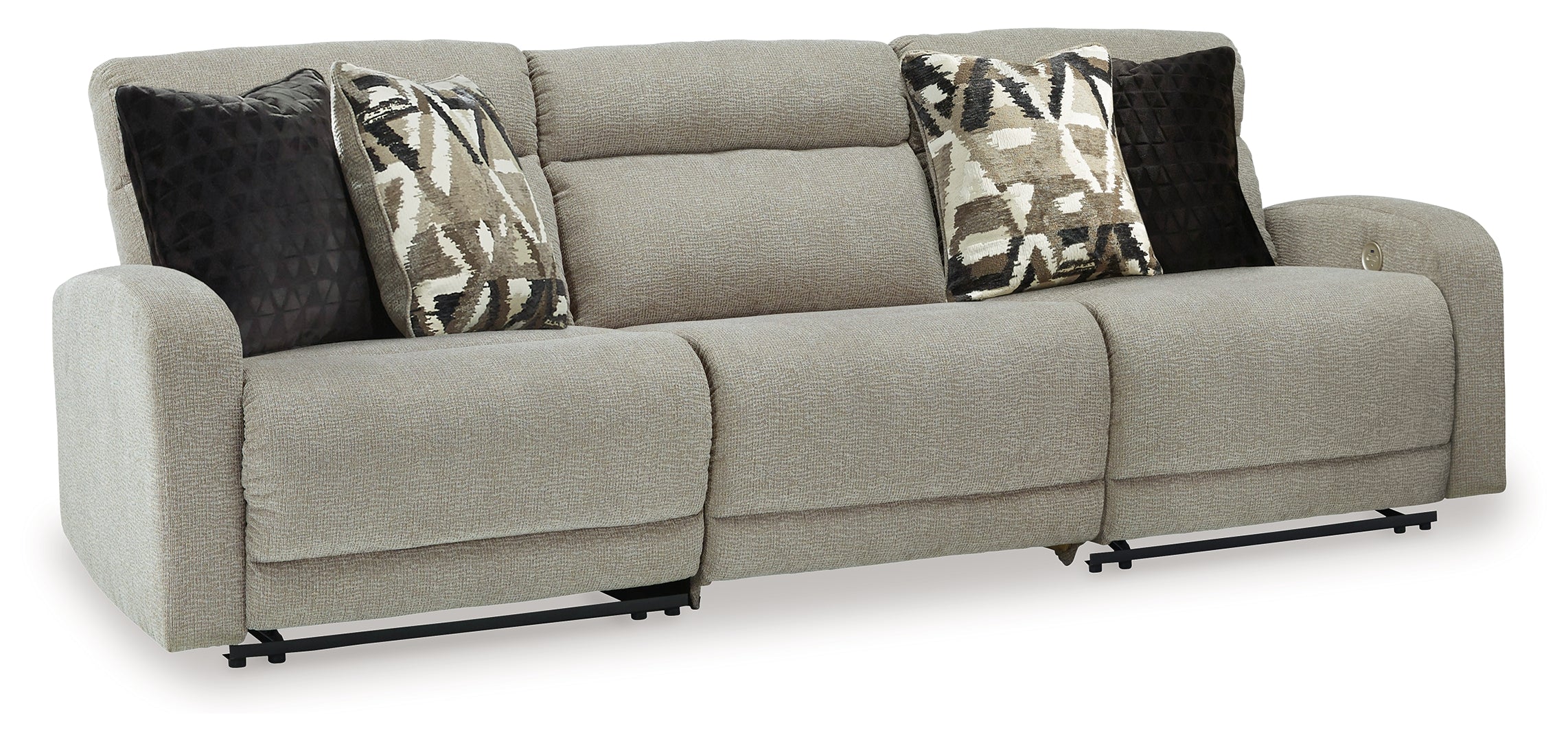 3-Piece Power Reclining Sectional with Chaise