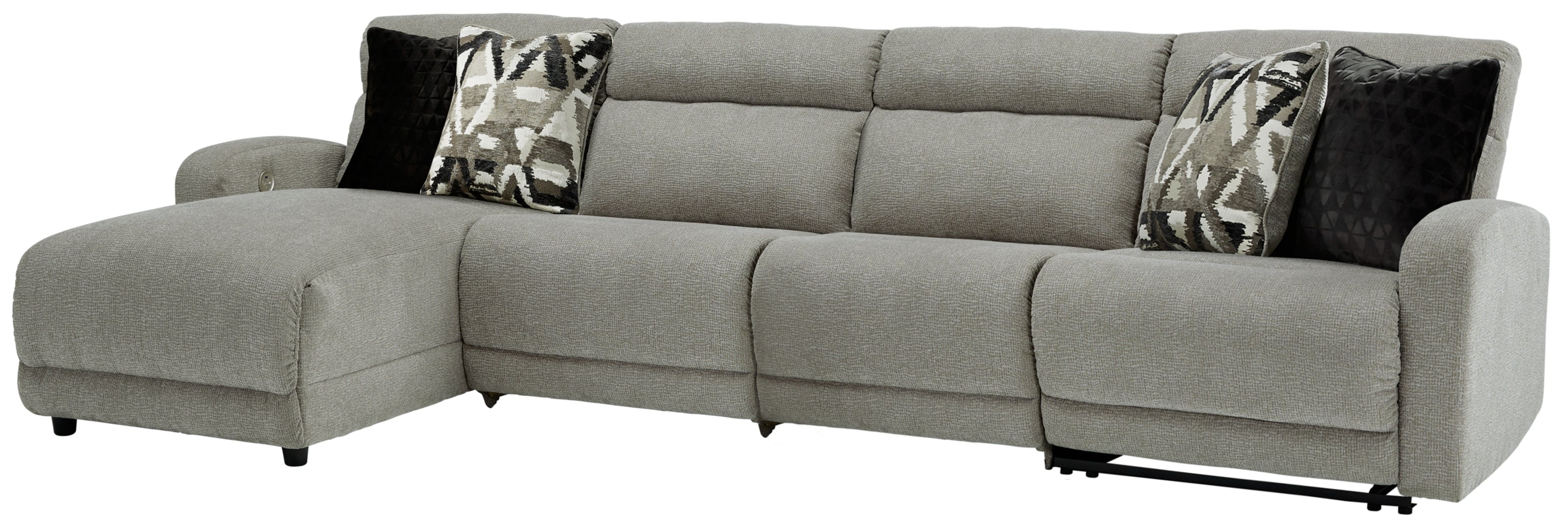 3-Piece Power Reclining Sectional with Chaise