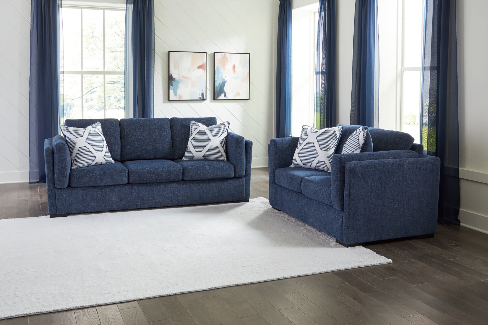 Evansley Sofa, Loveseat, Chair and Ottoman