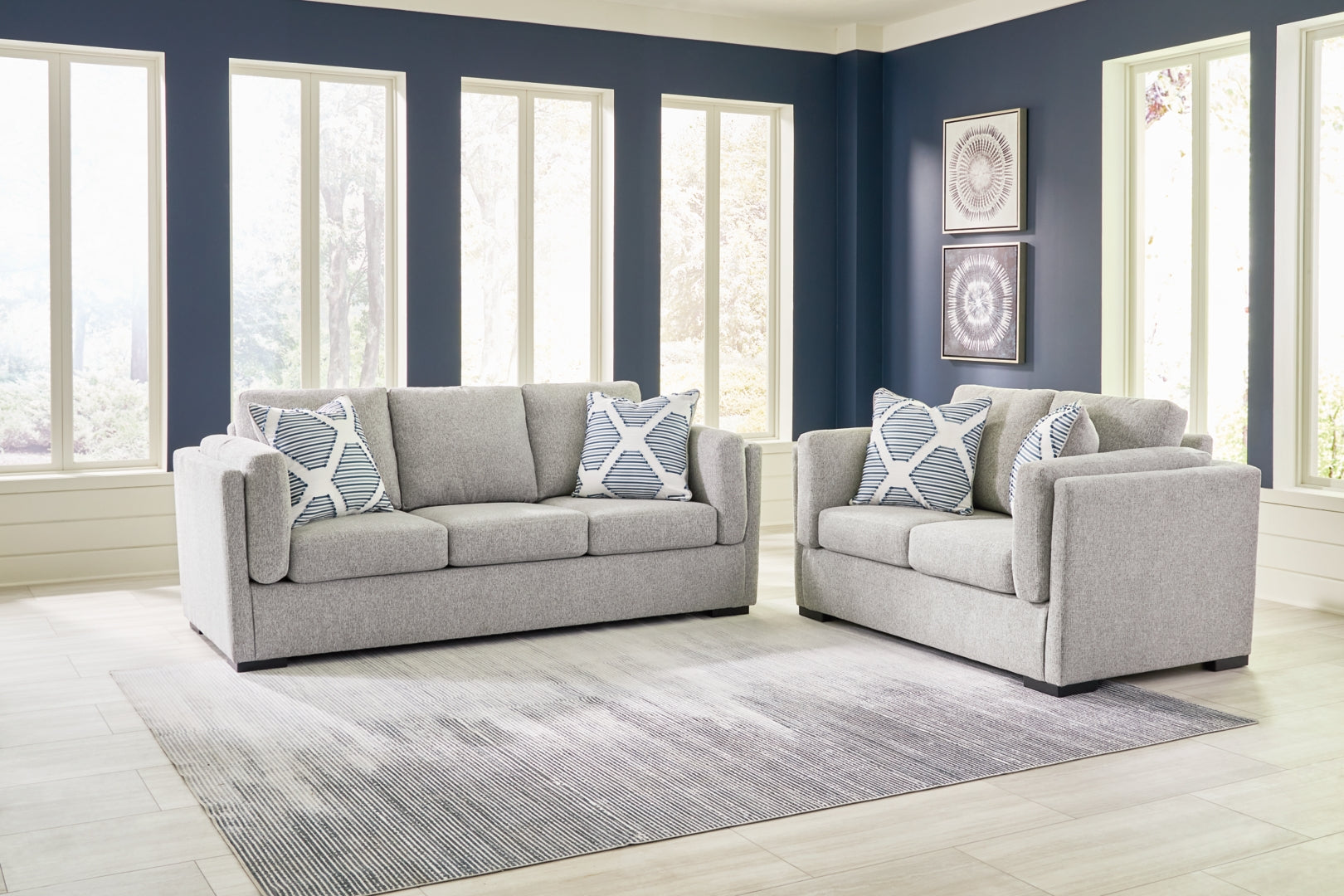 Evansley Sofa, Loveseat, Chair and Ottoman