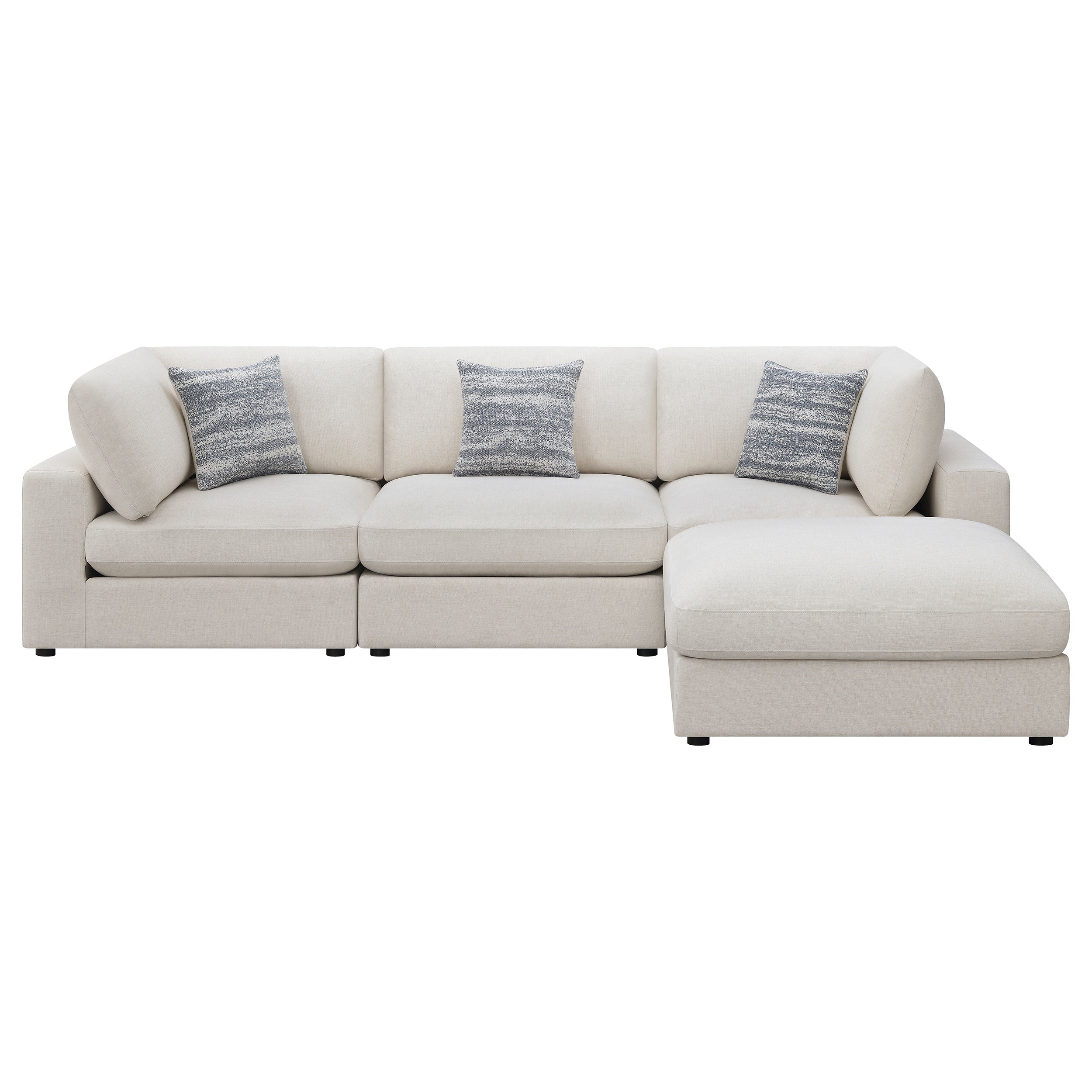 Serene  Upholstered Modular Sectional Beige