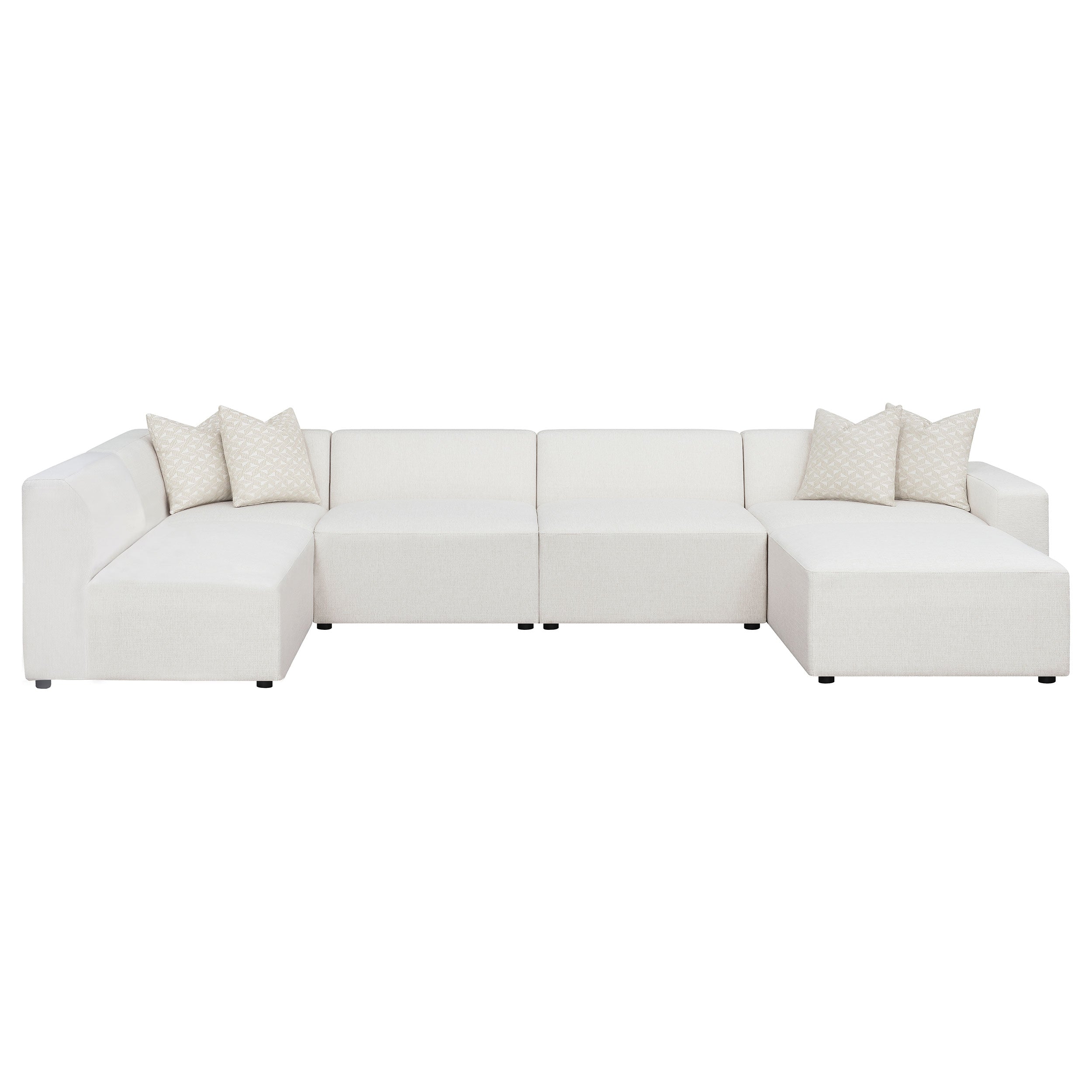 Freddie  Upholstered Modular Sectional Pearl