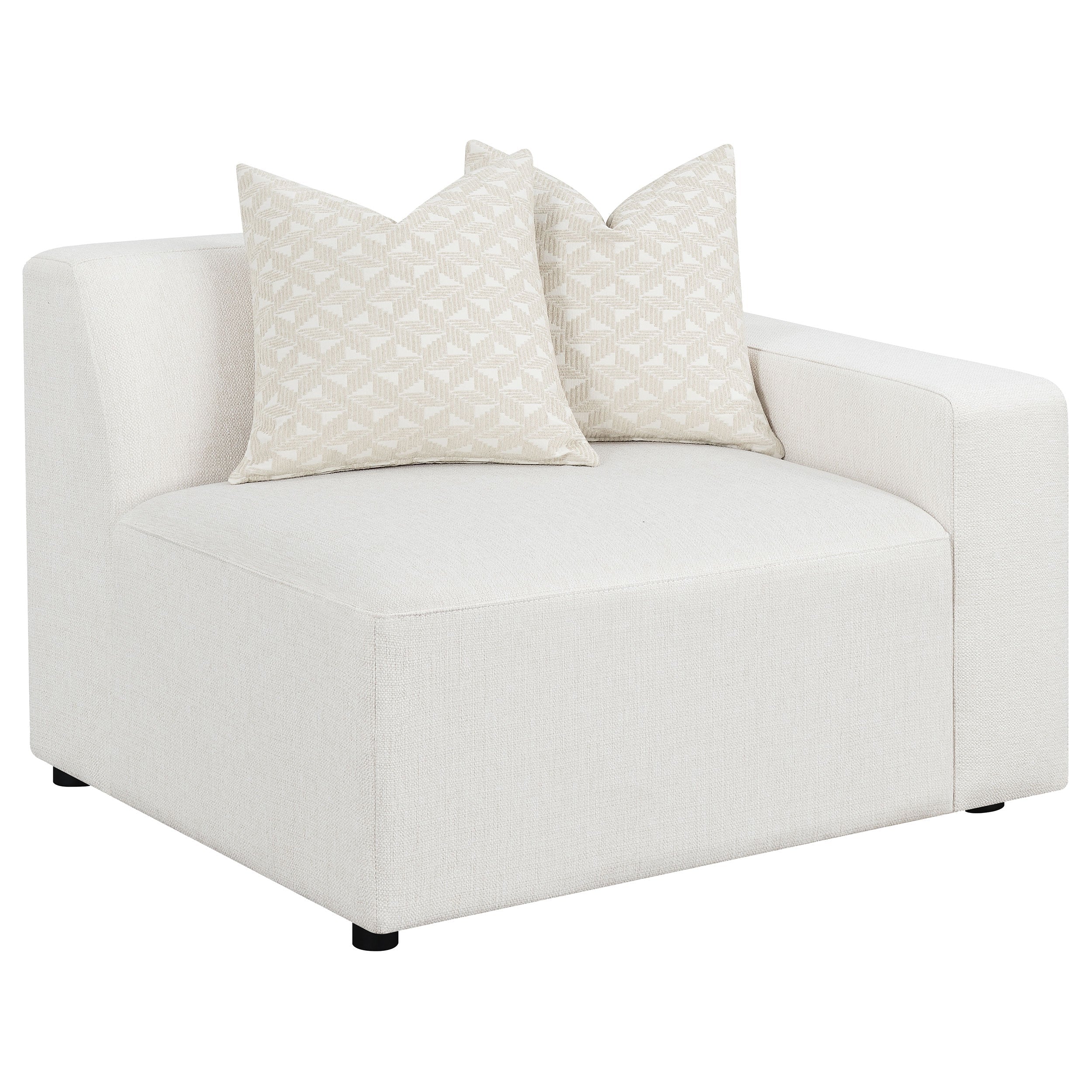 Freddie  Upholstered Modular Sectional Pearl