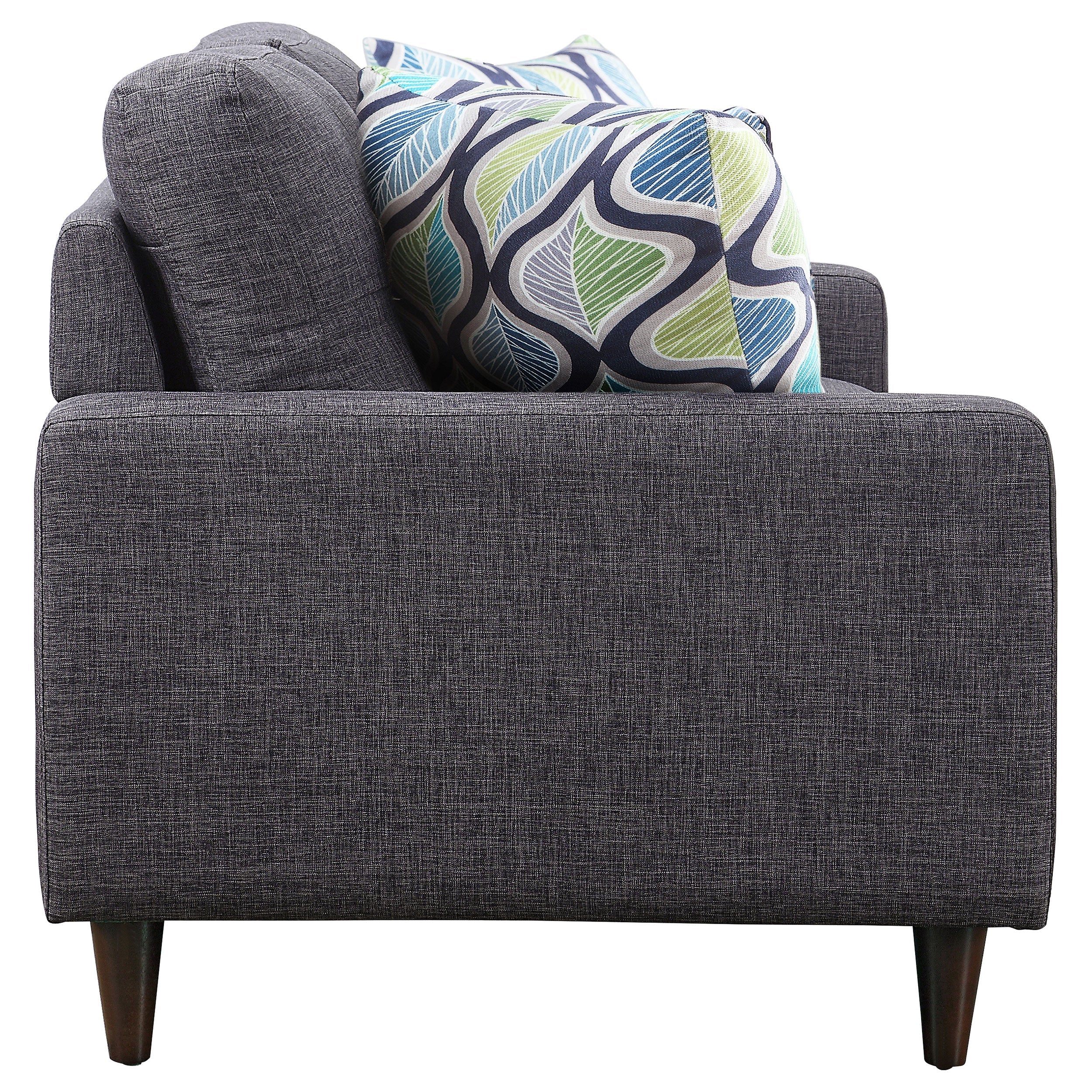 Watsonville Tufted Back Loveseat Grey