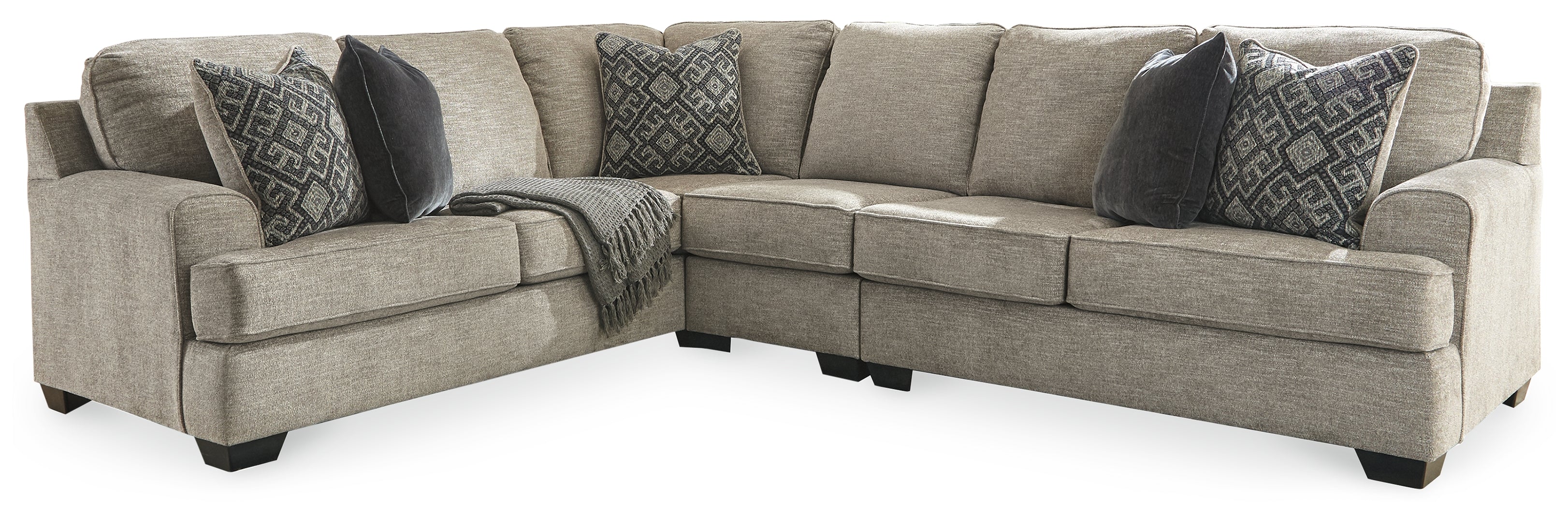 Bovarian Sectional with Ottoman