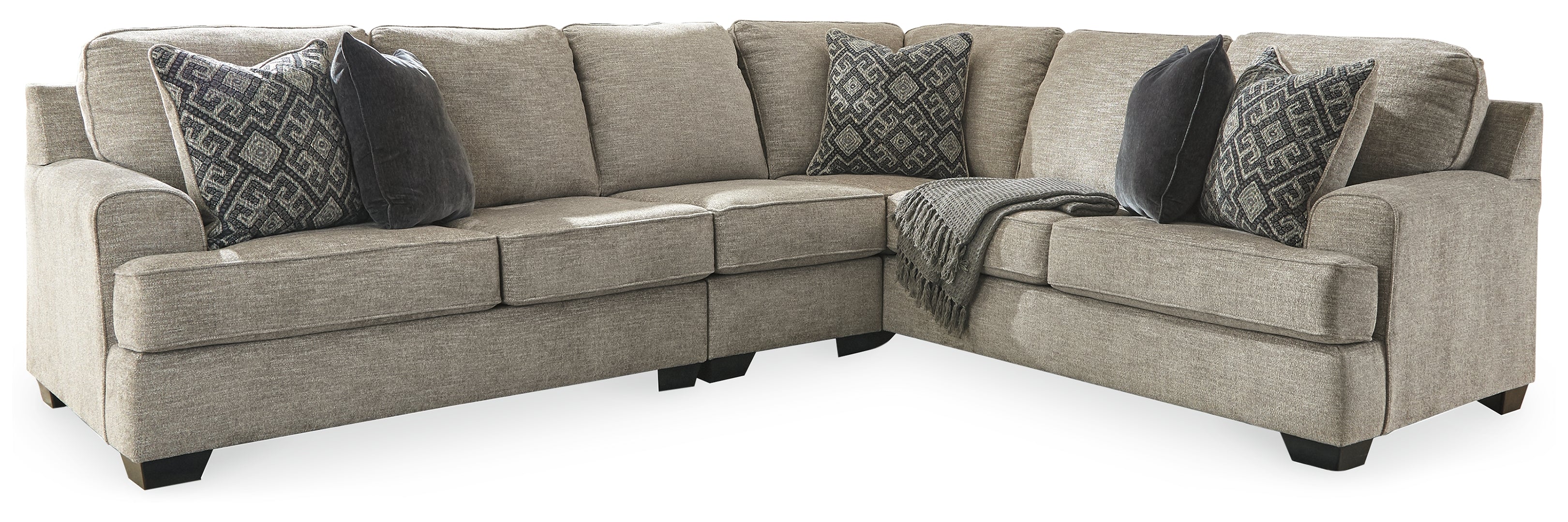 Bovarian Sectional with Ottoman