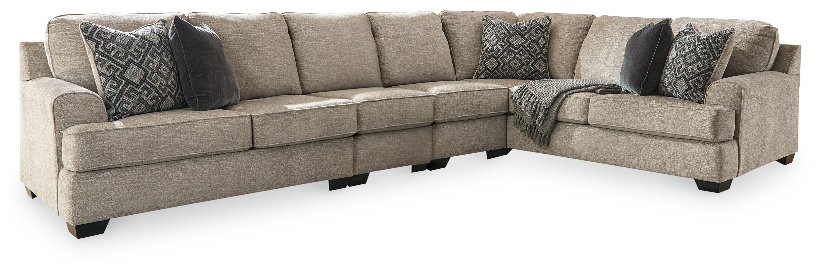 Bovarian 4-Piece Sectional with Ottoman