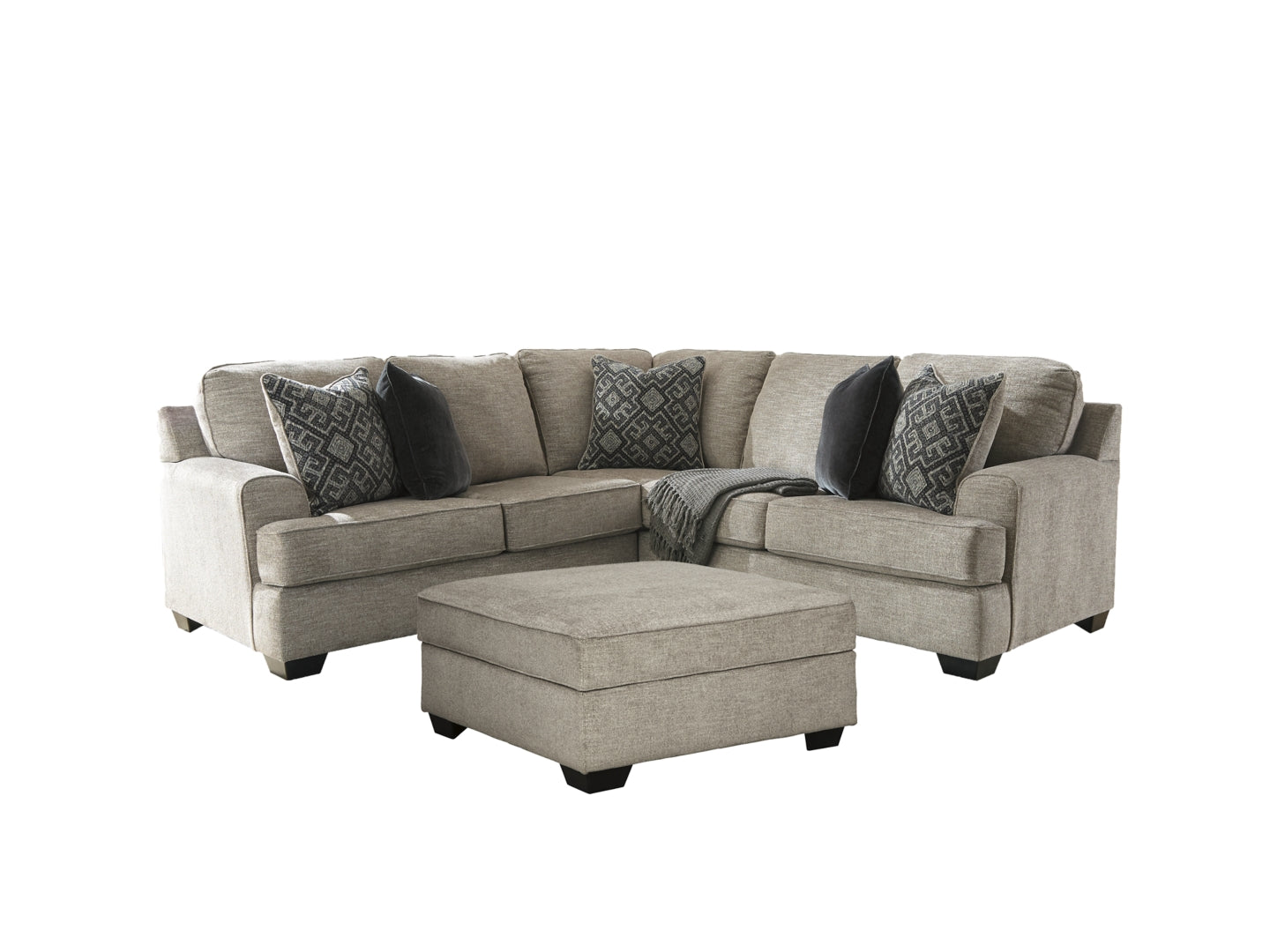 Bovarian Sectional with Ottoman