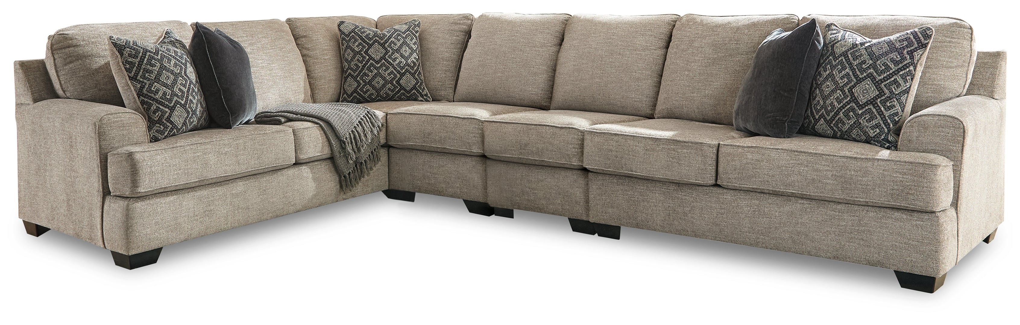 Bovarian 4-Piece Sectional with Ottoman