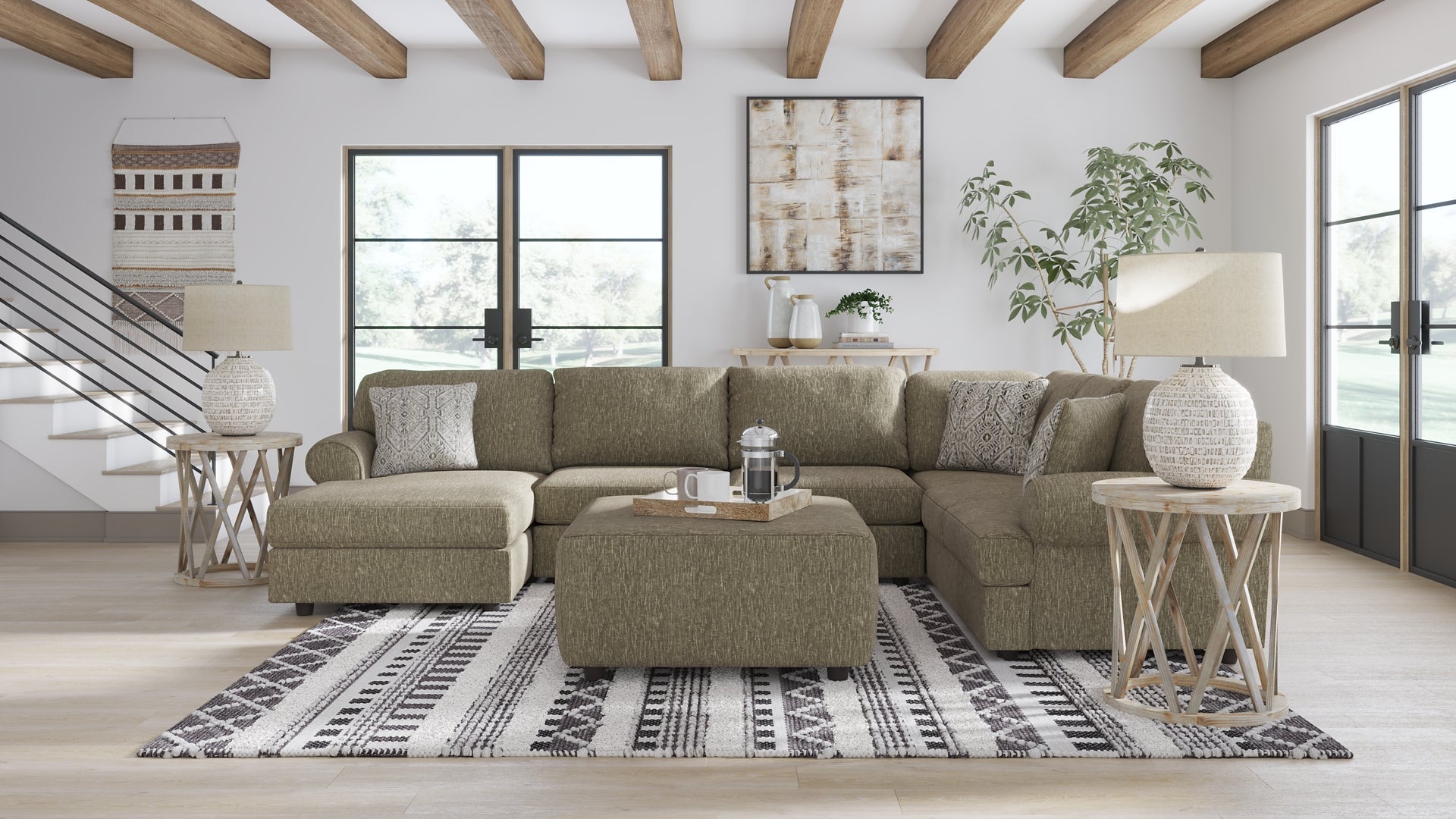 Hoylake 3-Piece Sectional with Chaise