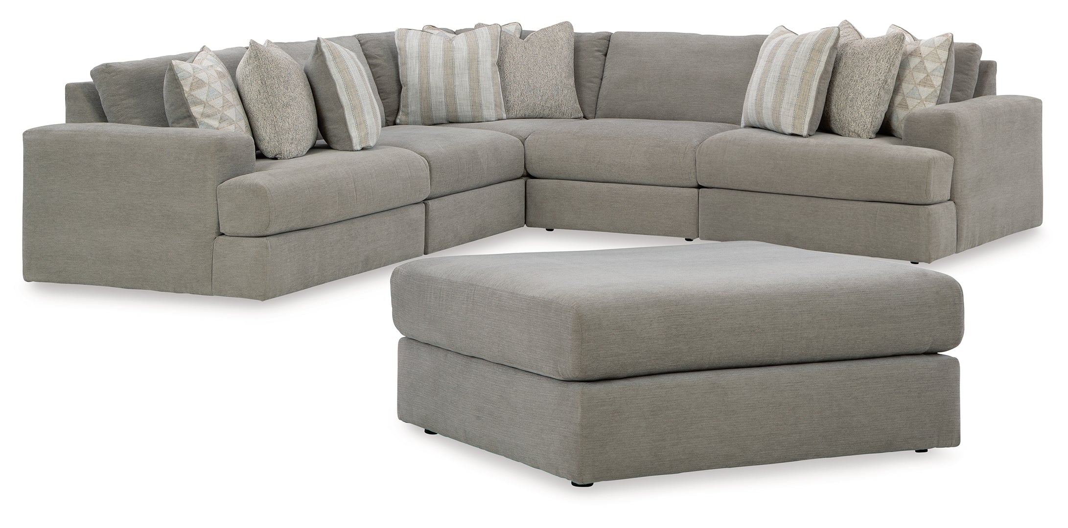 Avaliyah 5-Piece Sectional with Ottoman