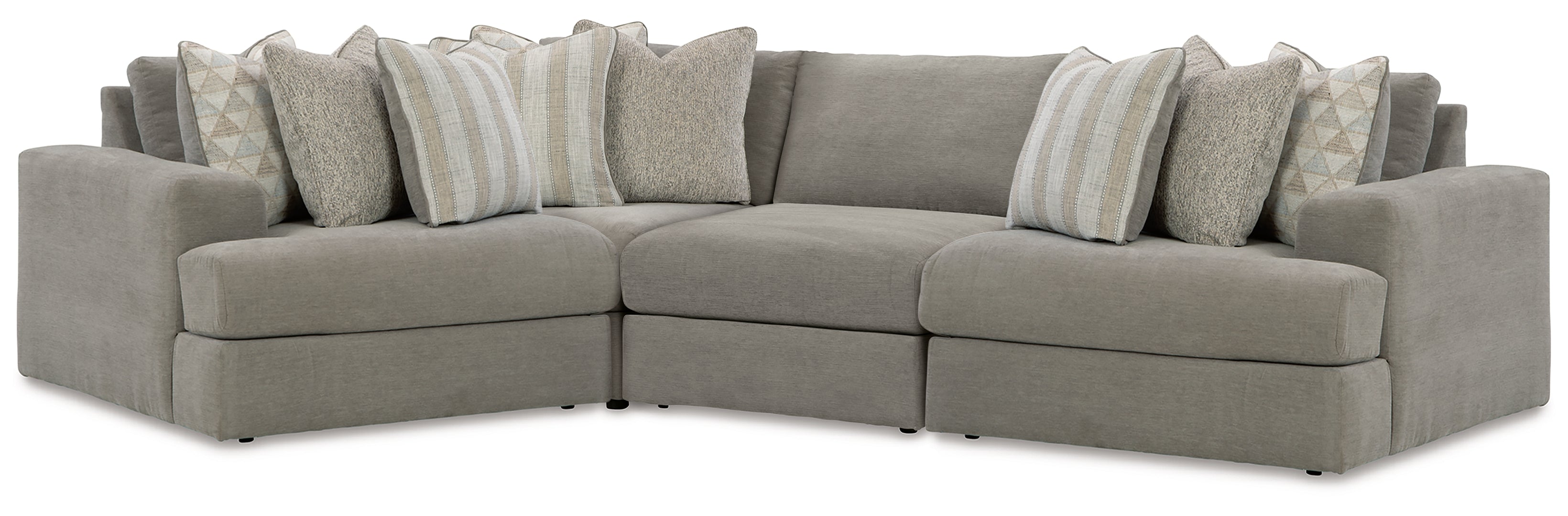 Avaliyah 4-Piece Sectional with Ottoman