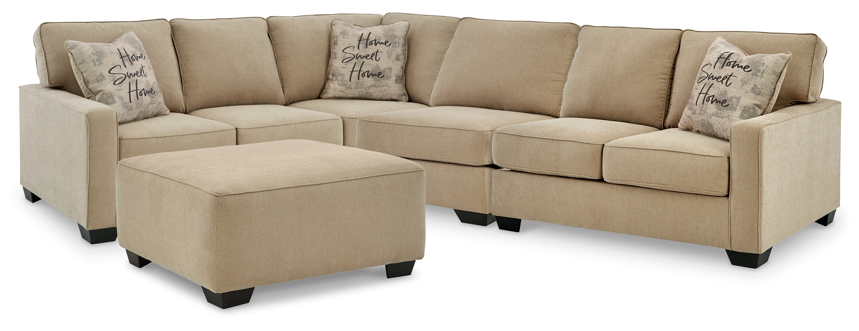 Lucina 2-Piece Sectional with Ottoman